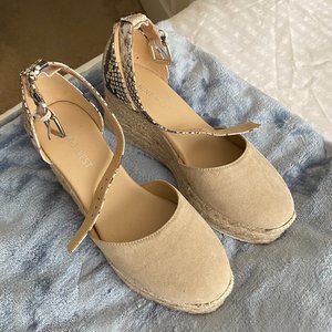Tan pumps